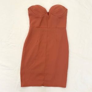 Selfie Leslie Copper Mini Dress